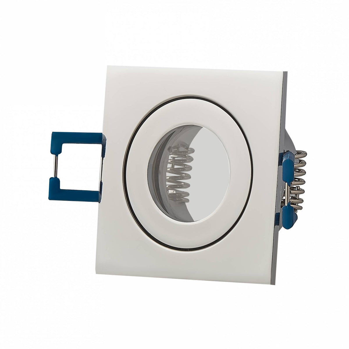 Einbaurahmen GU11 MR11 IP44 eckig flach Badezimmer Rahmen 40mm Einbauleuchte