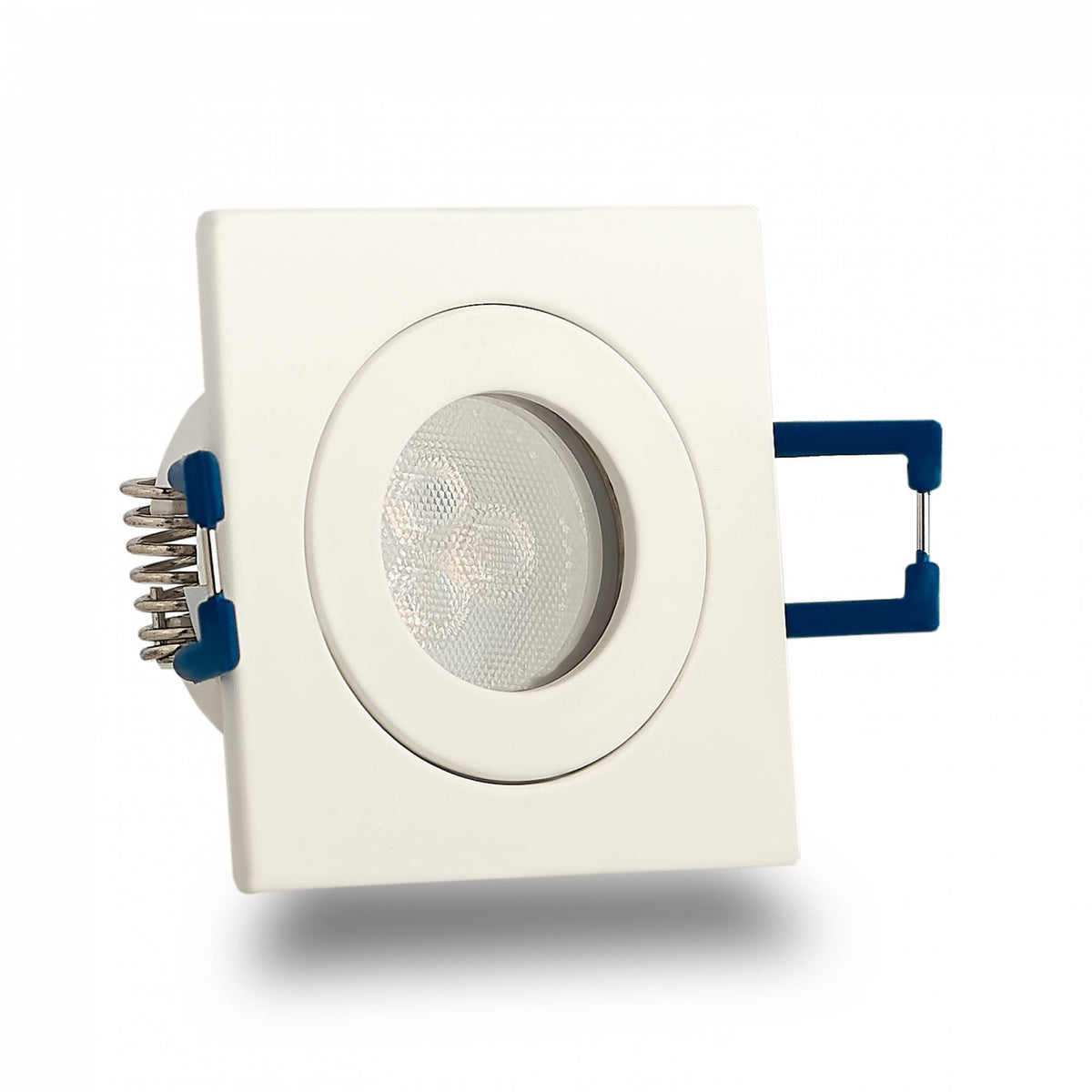 Einbaurahmen GU11 MR11 IP44 eckig flach Badezimmer Rahmen 40mm Einbauleuchte
