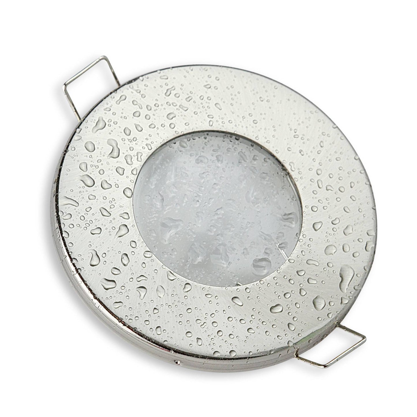 LED Einbaustrahler 230V GU10 Bad Badezimmer 9 Watt rund IP44 Feuchtraum Spot