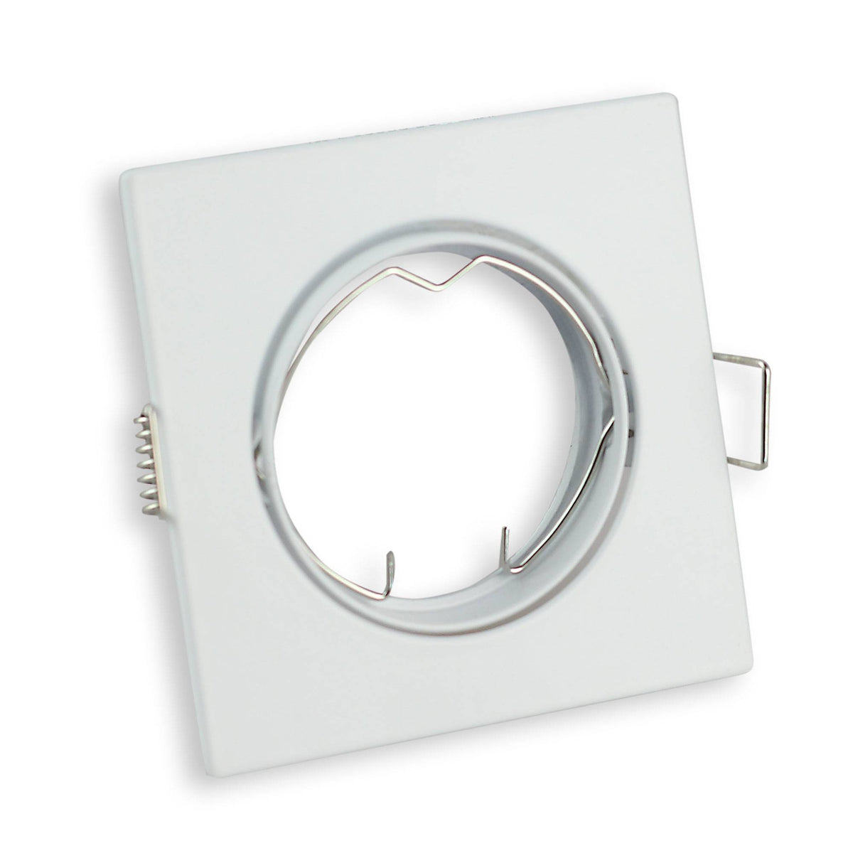 LED Einbaustrahler MR16 12V 5-7 Watt eckig Einbauspot 75mm Bohrloch