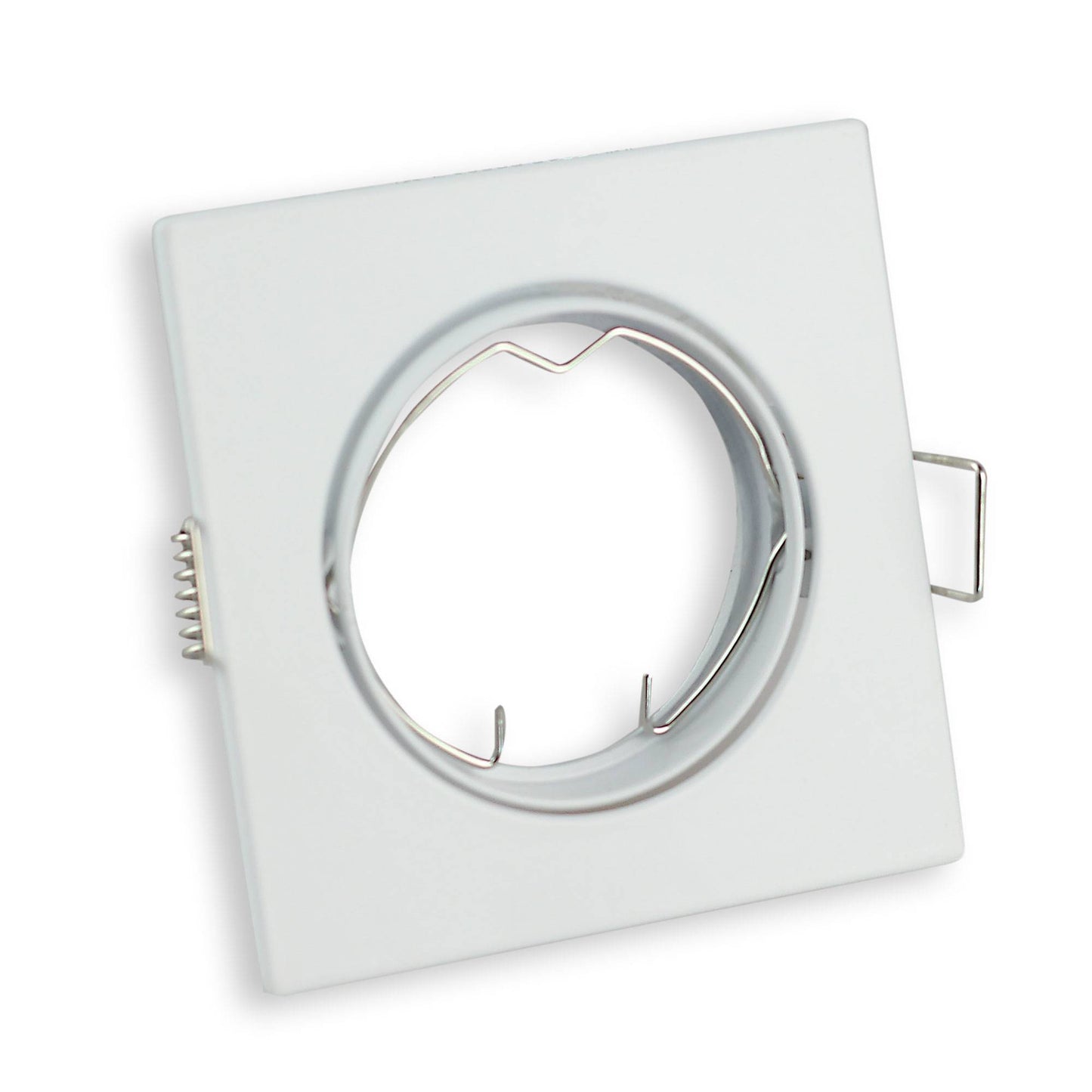 LED Einbaustrahler MR16 12V 5-7 Watt eckig Einbauspot 75mm Bohrloch