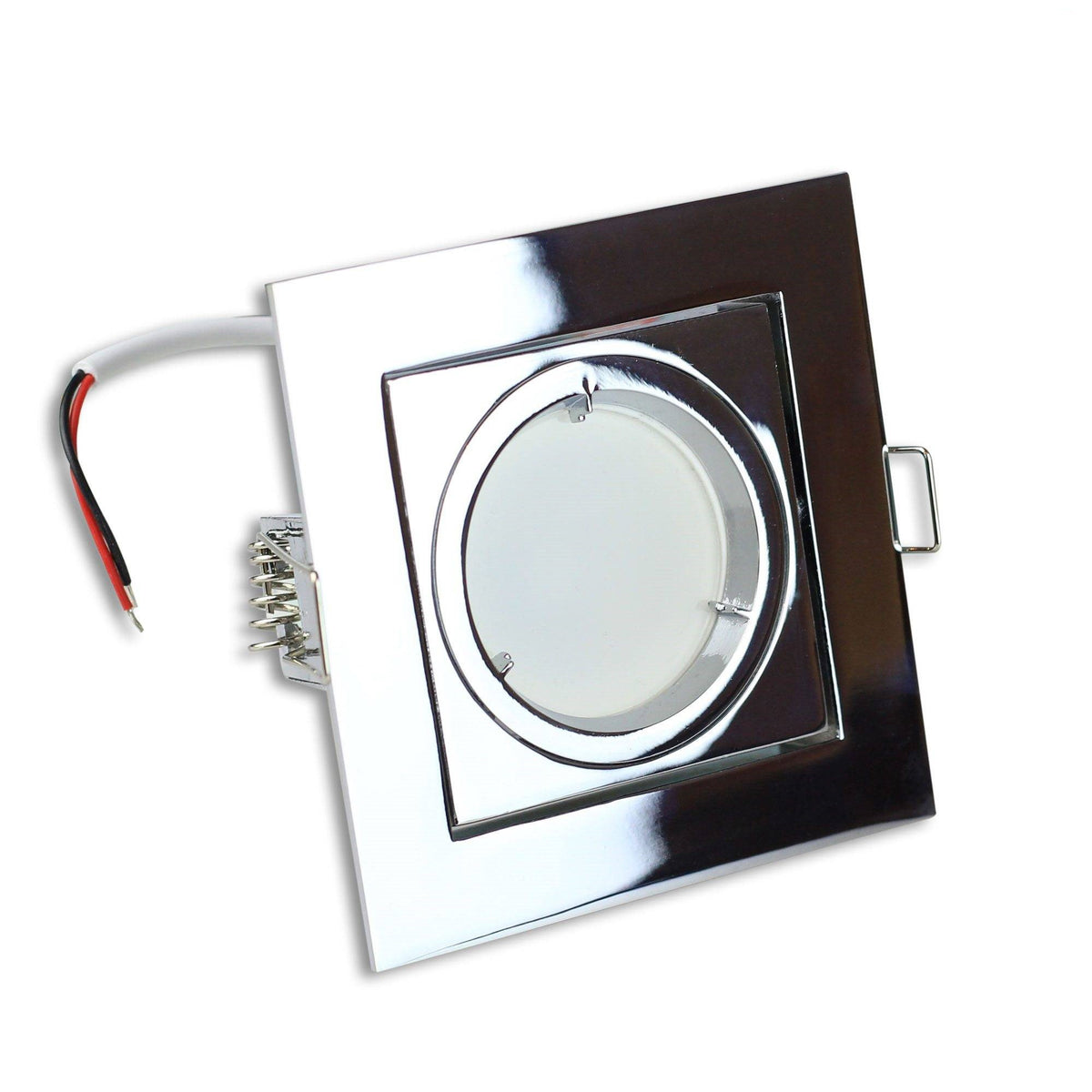 LED Einbaustrahler schwenkbar 3-6,5W IP40 eckig 230 Volt Einbauspot Lampe