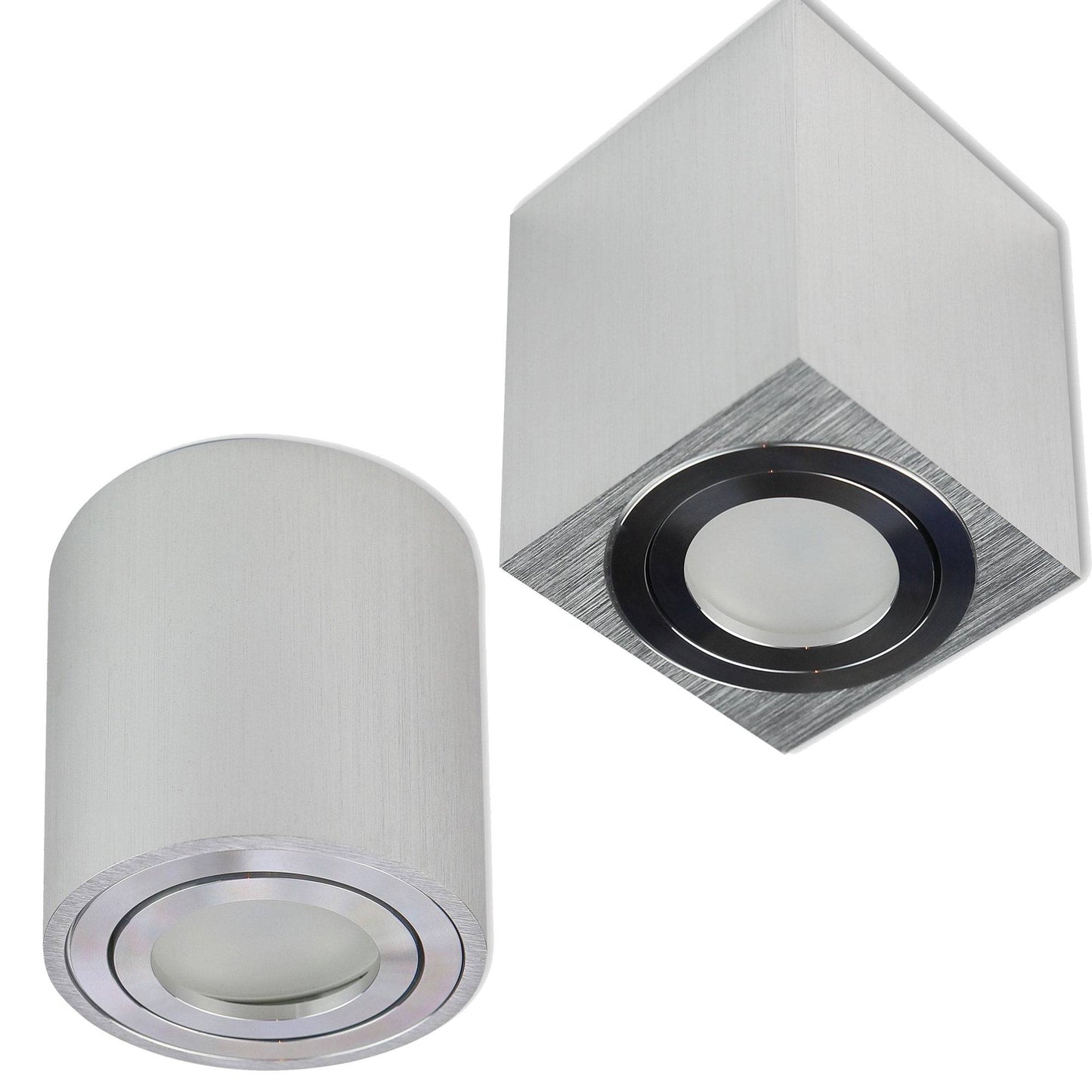 LED Aufbau-Leuchte 1-9W GU10 230V Deckenlampe Loft Strahler Deckenleuchte