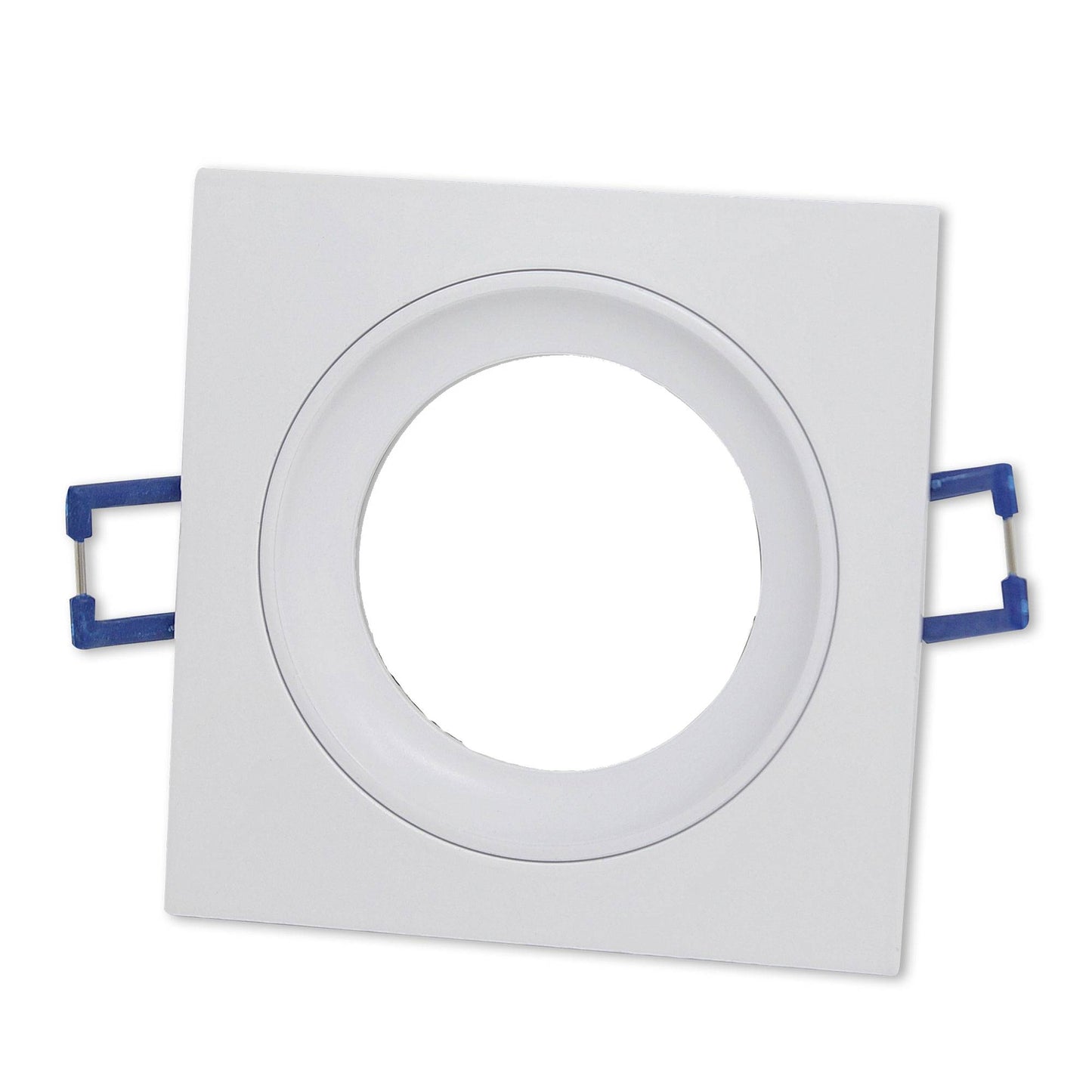 LED Einbaustrahler rund eckig 230V flach Spot Strahler 75mm