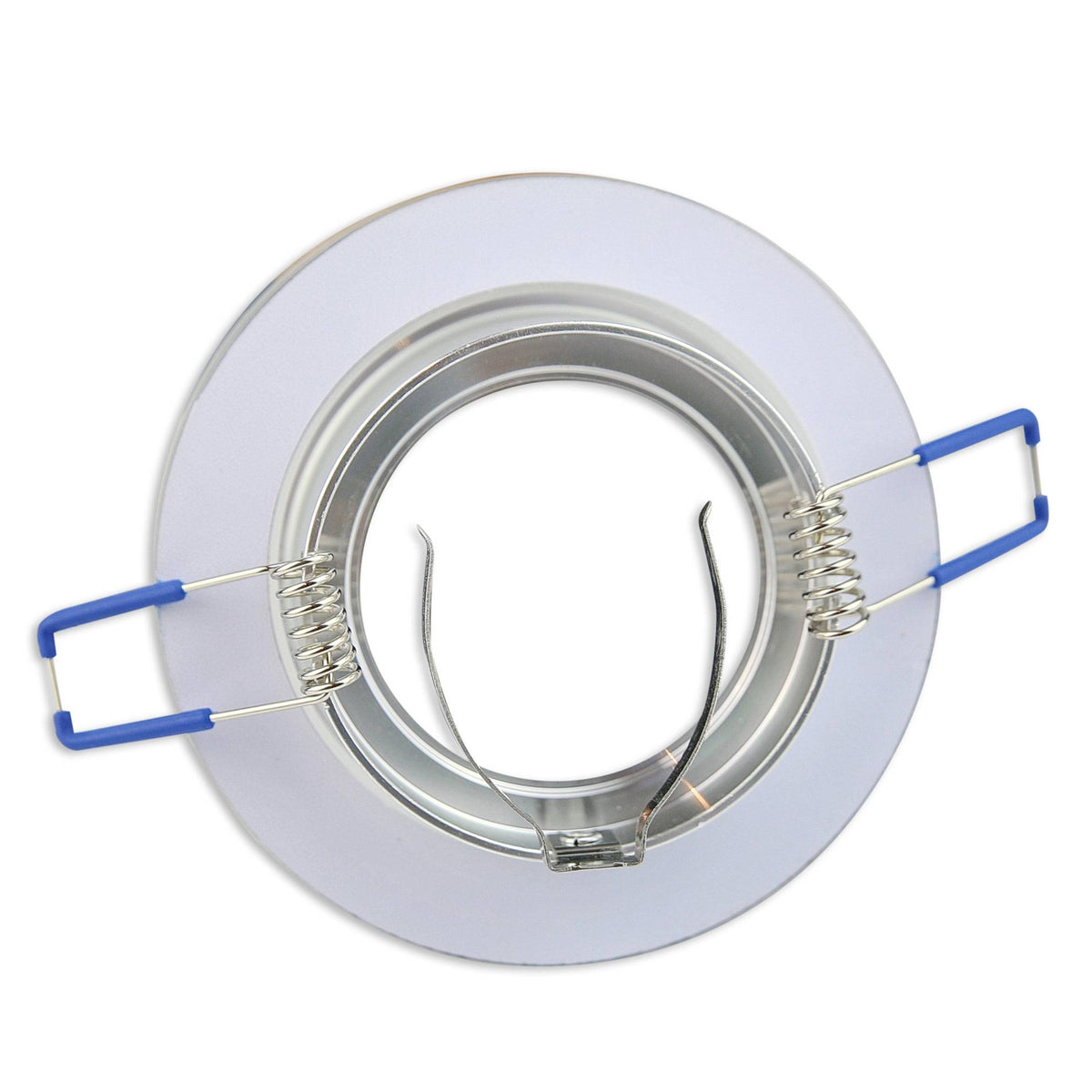 Einbaurahmen GU10 MR16 Glas rund eckig Gehäuse Einbaustrahler Spot LED Halogen