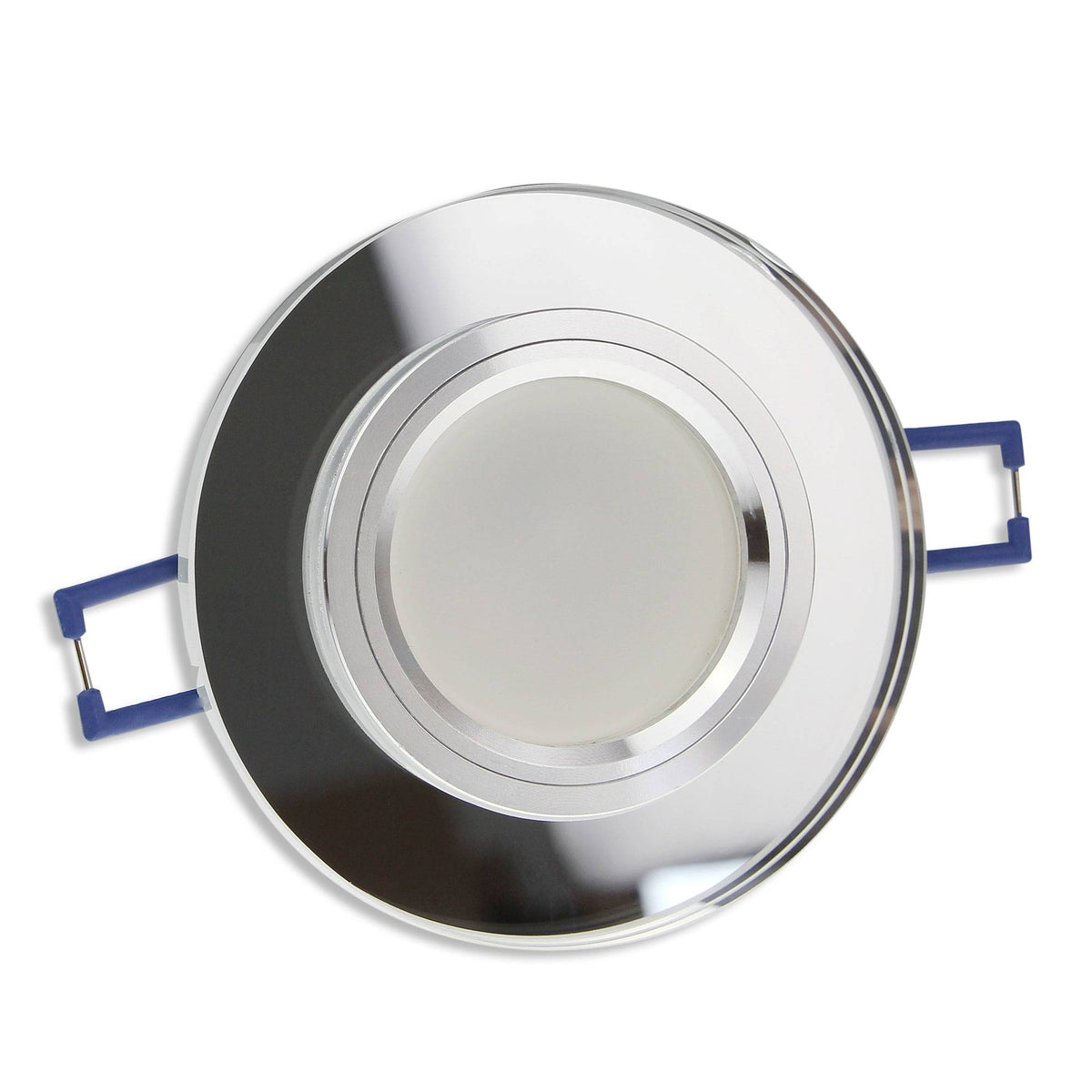 Einbaurahmen GU10 Glas rund eckig 60-70mm Gehäuse Einbaustrahler Spot LED