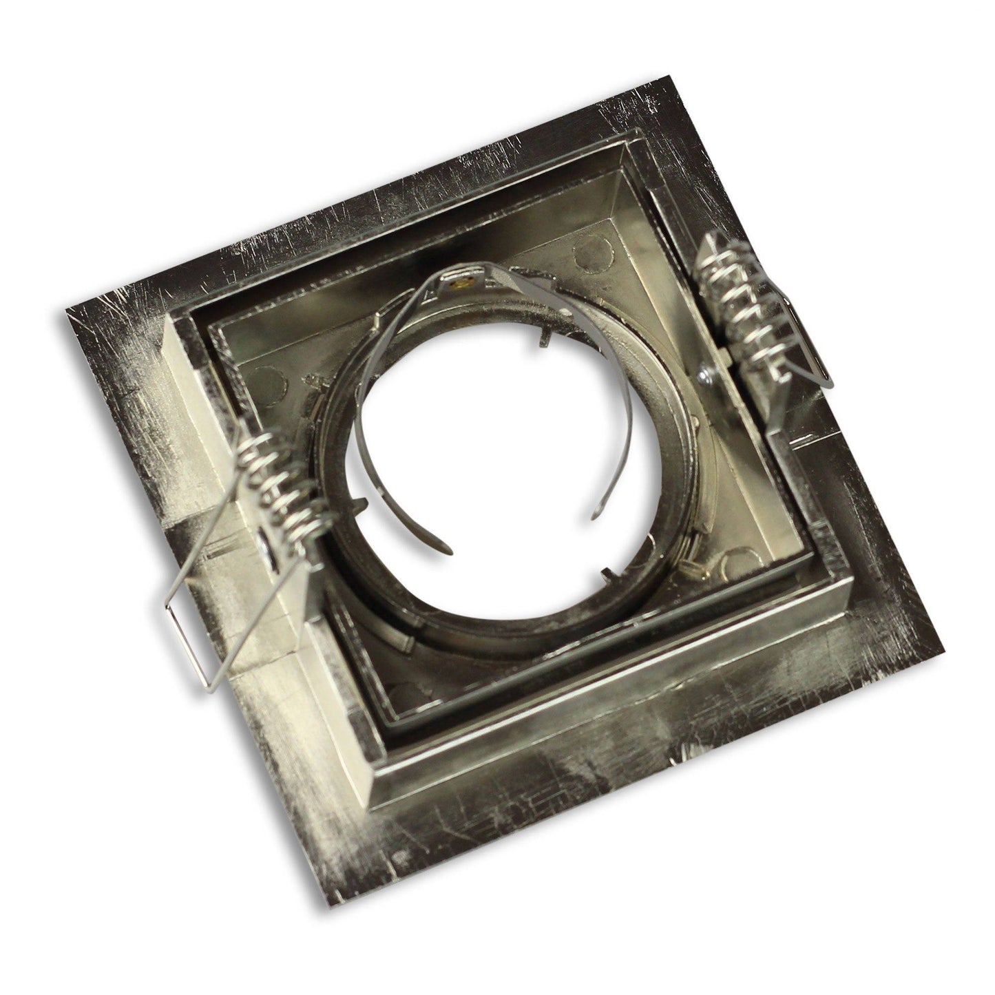 Einbaurahmen schwenkbar eckig Rahmen Einbaustrahler 80mm Spot GU10 MR16 LED