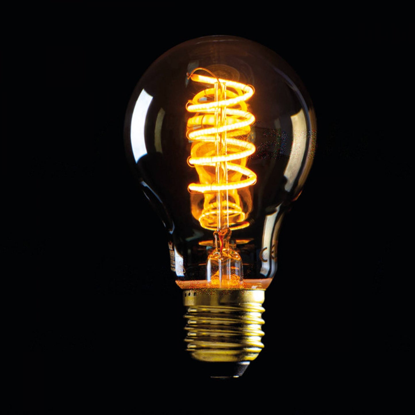 E27 LED Lampe 5W warmweiß Filament A60 Glüh-Birne Retro Vintage Industrial