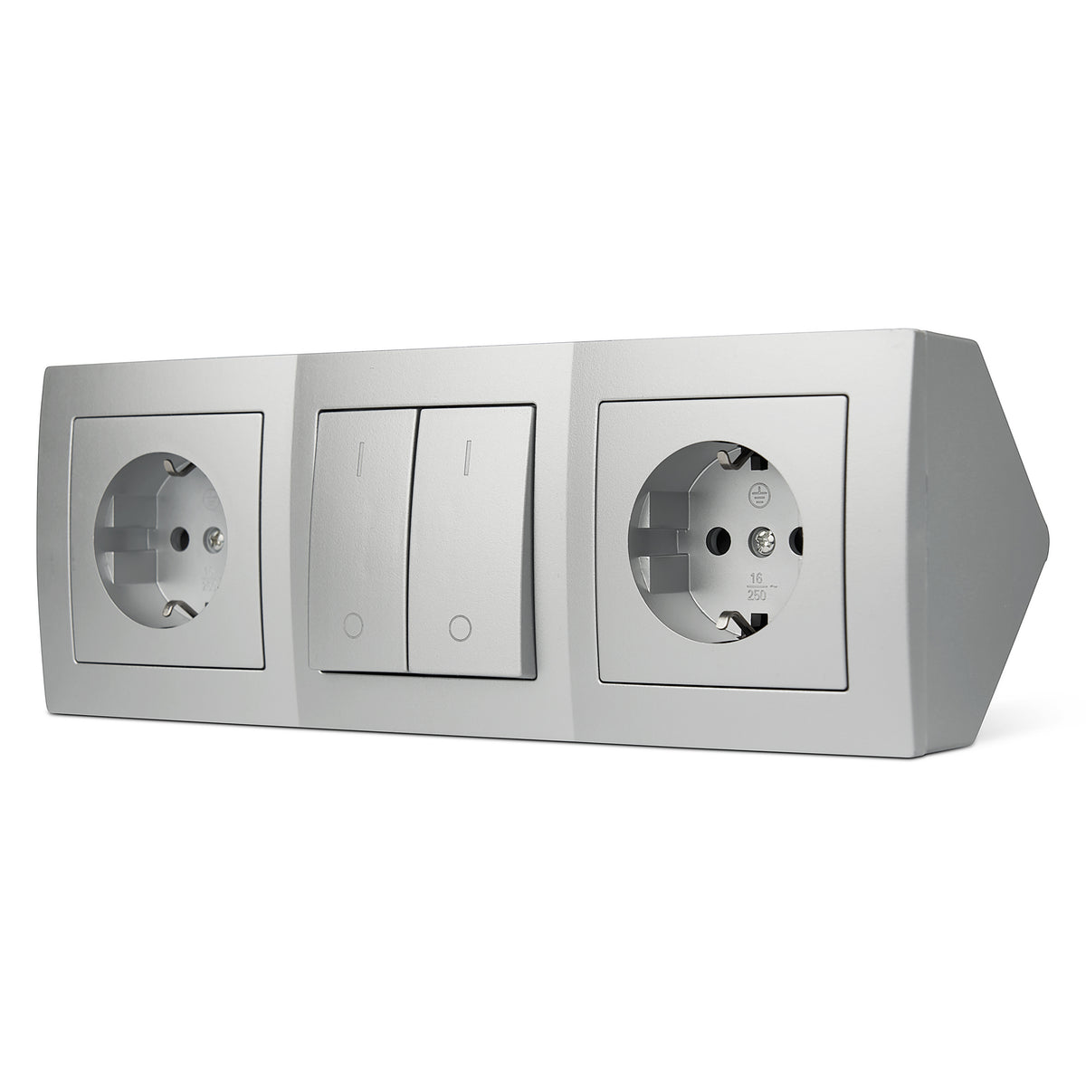 Steckdosenblock mit USB Schalter Tischsteckdose Ecksteckdose