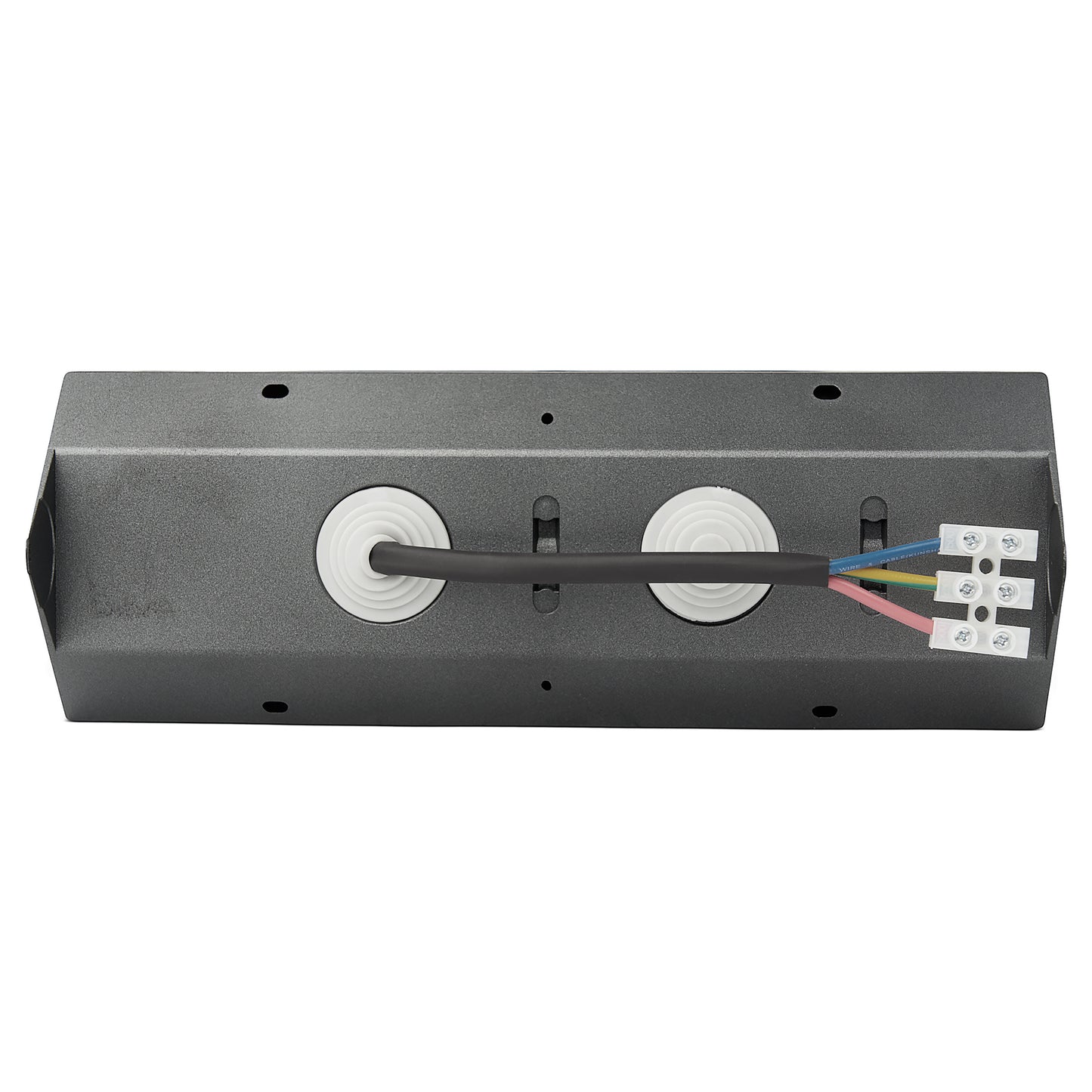 Möbelsteckdose 2-fach mit Schalter, anthrazit