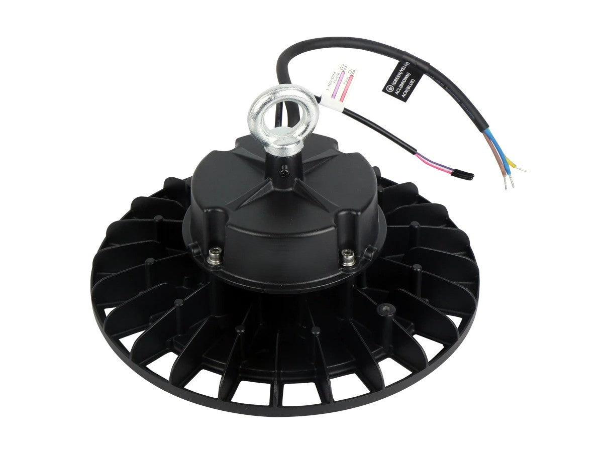 LED Hallenstrahler 200W 4000K – 38000lm, Dimmbar (1-10V), 90° Abstrahlwinkel