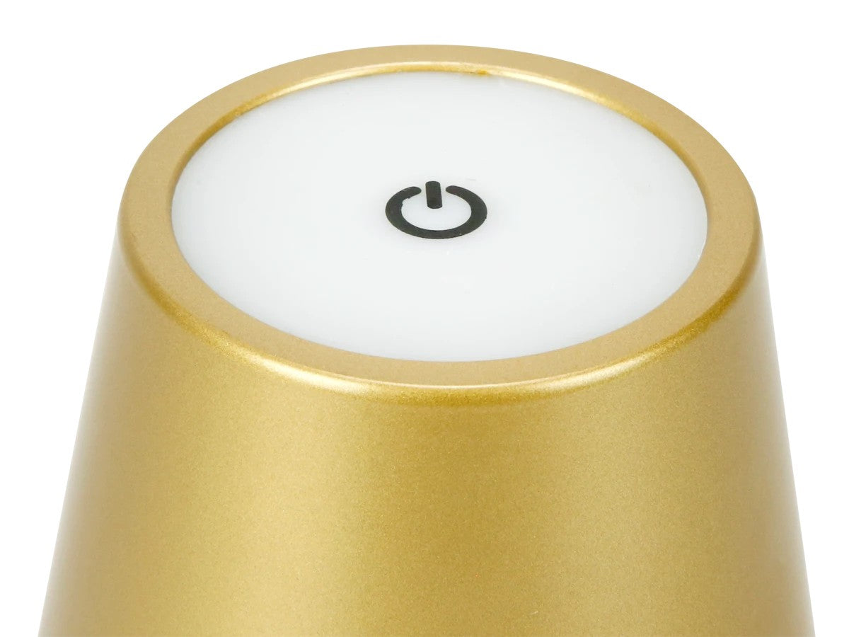 LED Akku Tischleuchte IP54 3,5W 400lm CCT 3000/4000/5000K Touchdimmer USB-C, in 5 Farben