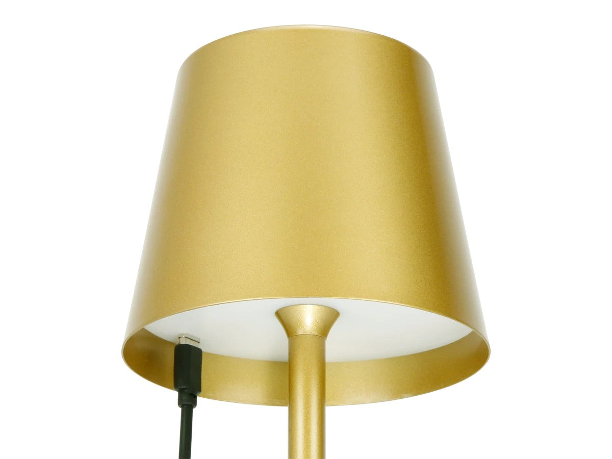 LED Akku Tischleuchte IP54 3,5W 400lm CCT 3000/4000/5000K Touchdimmer USB-C, in 5 Farben