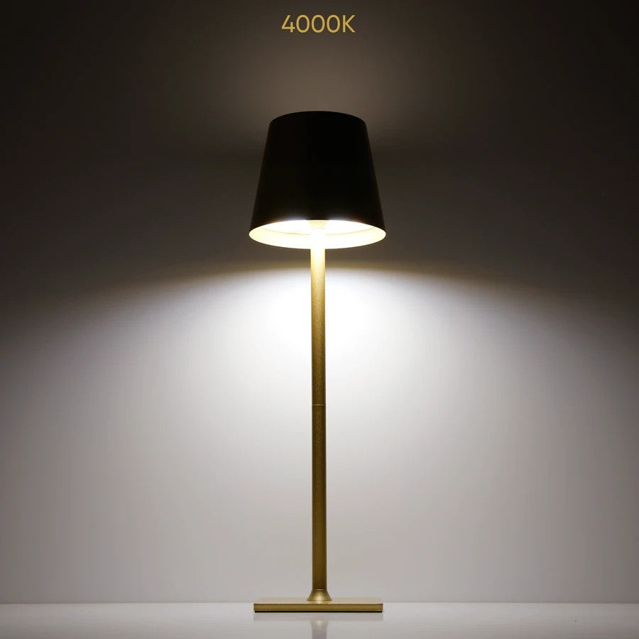 LED Akku Tischleuchte IP54 3,5W 400lm CCT 3000/4000/5000K Touchdimmer USB-C, in 5 Farben