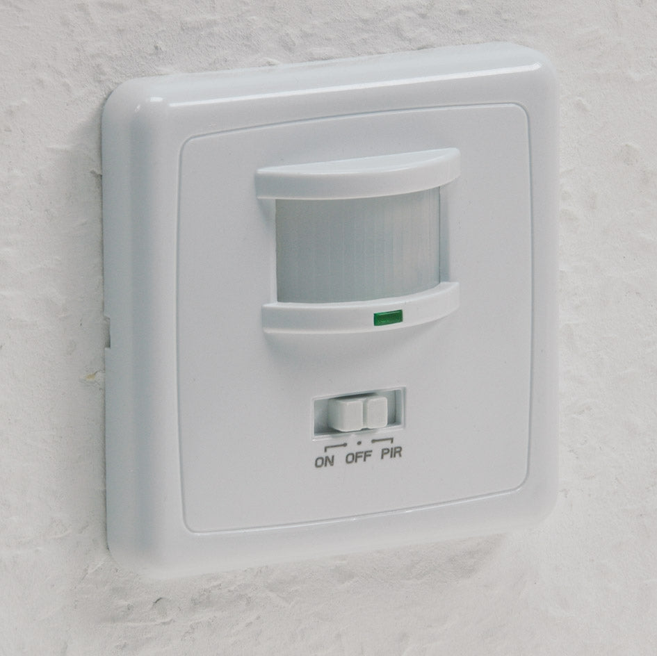 Trano PIR Bewegungsmelder UP 160° LED geeignet, 2-/3-Draht, 230V, IP20, weiß, Ø60mm, 1–500W