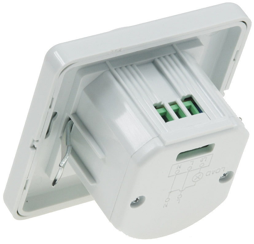 Trano PIR Bewegungsmelder UP 160° LED geeignet, 2-/3-Draht, 230V, IP20, weiß, Ø60mm, 1–500W