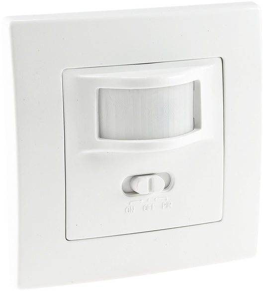 Trano PIR Bewegungsmelder UP 160° LED geeignet, 2-/3-Draht, 230V, IP20, weiß, Ø60mm, 1–500W