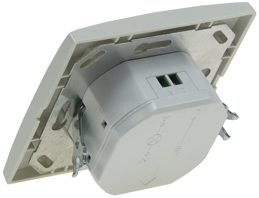 Trano PIR Bewegungsmelder UP 160° LED geeignet, 2-/3-Draht, 230V, IP20, weiß, Ø60mm, 1–500W