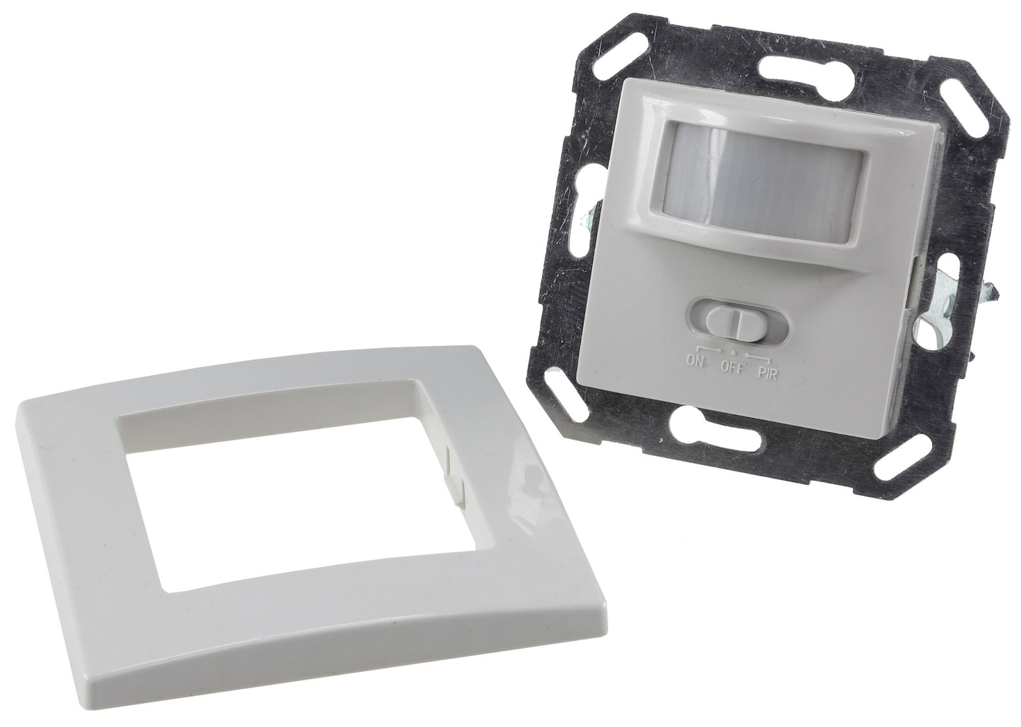 Trano PIR Bewegungsmelder UP 160° LED geeignet, 2-/3-Draht, 230V, IP20, weiß, Ø60mm, 1–500W