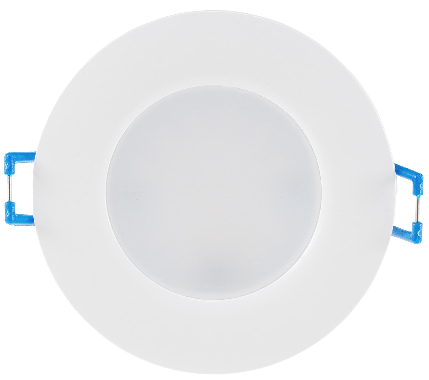 LED-Einbauleuchte, 30mm flach, IP44, 460/500 Lumen, 4,9W, 230V, Ø85x30mm, Energieeffizienzklasse E