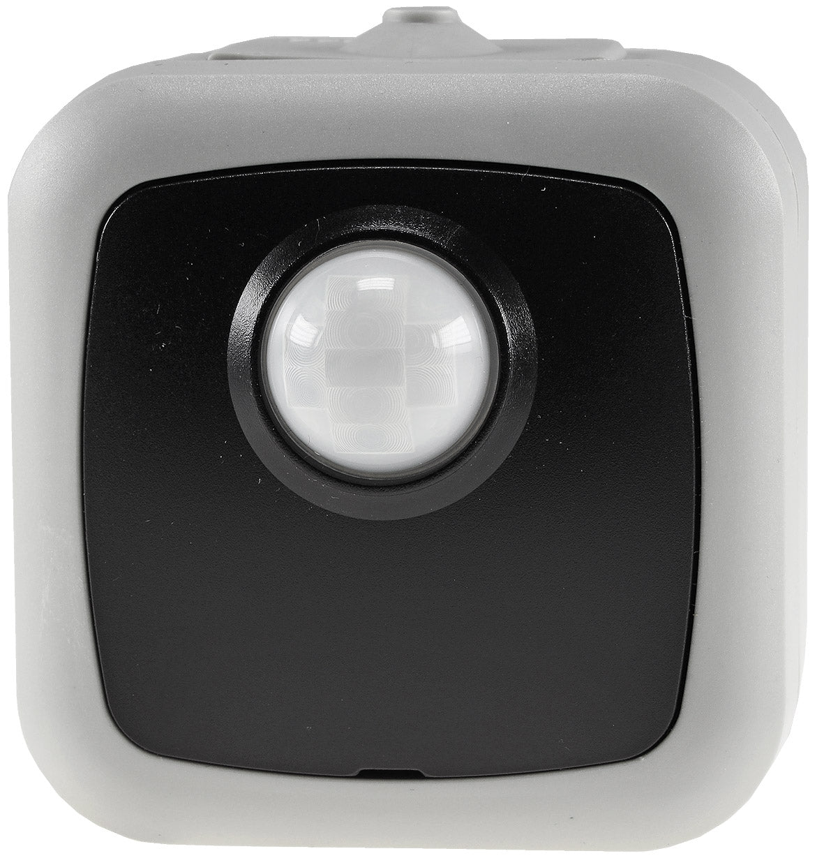 Trano Feuchtraum PIR Bewegungsmelder IP54, 250V~ 2-500W, 120°/6m, Dämmerungssensor 2-1000Lux, inkl. AP-Rahmen, grau