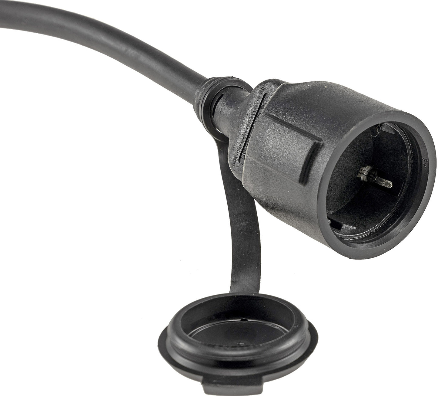 Trano CEE Adapter 230V 16A IP44 – Schutzkontakt-Stecker/Kupplung auf CEE – 0,35m H07RN-F 3G2,5 – Camping Wohnwagen Caravan