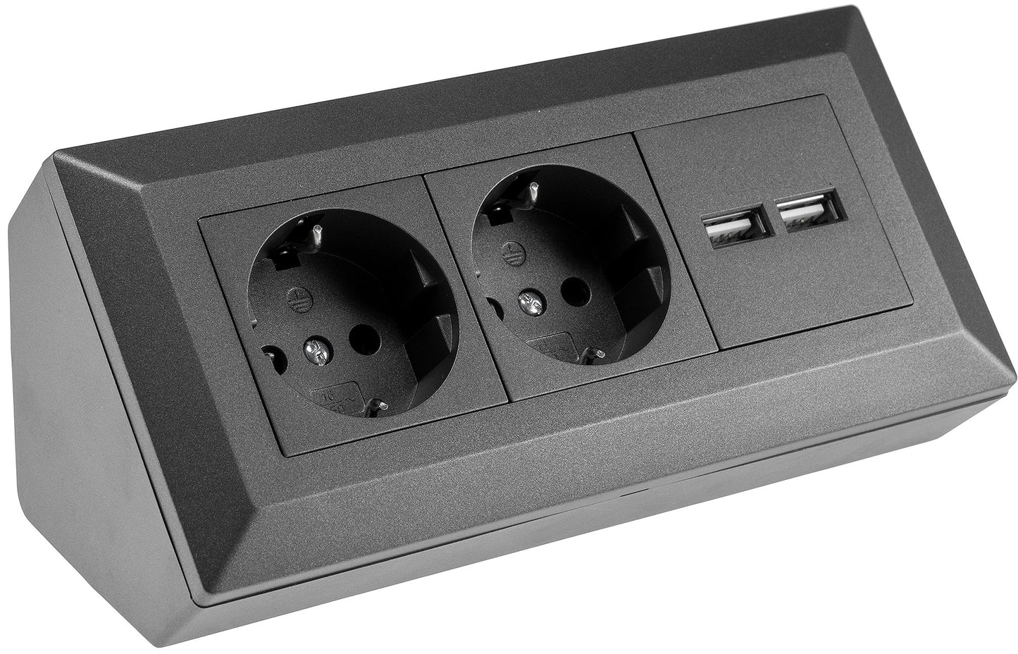 Steckdose Küche Büro Möbel Kunststoff Küchensteck-dose Steckdosenelement Ecke