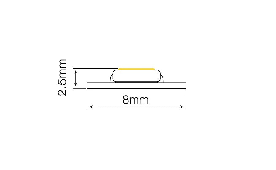 LED-Streifen 5m - Warmweiß (2400K) - 12V, 300 SMD, 4,8W, dimmbar, 3M Klebeband - Innenbereich