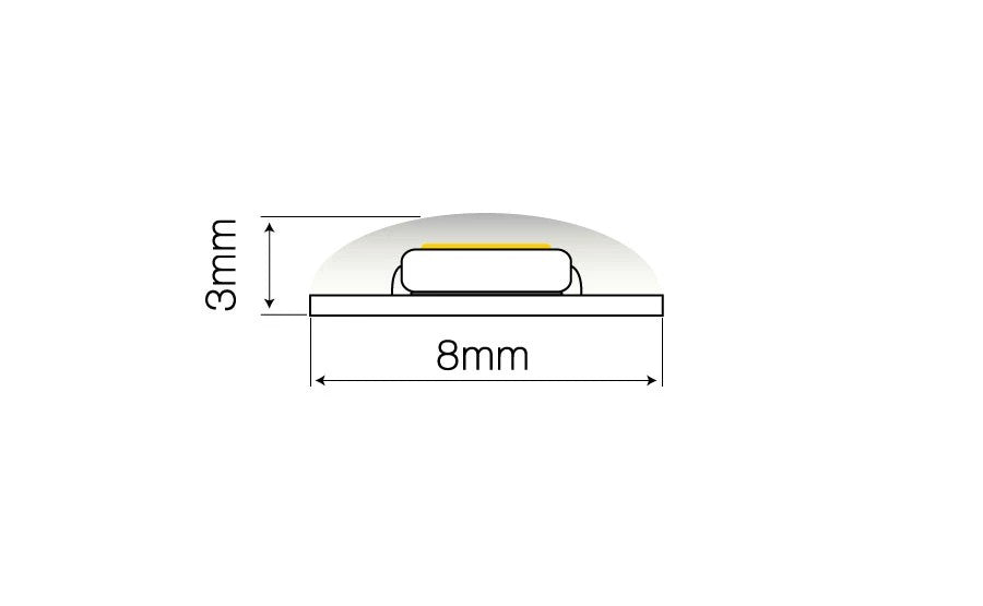 LED Streifen 300 SMD 12V 3000K 4,8W IP65 – Warmweiß & Vielseitig