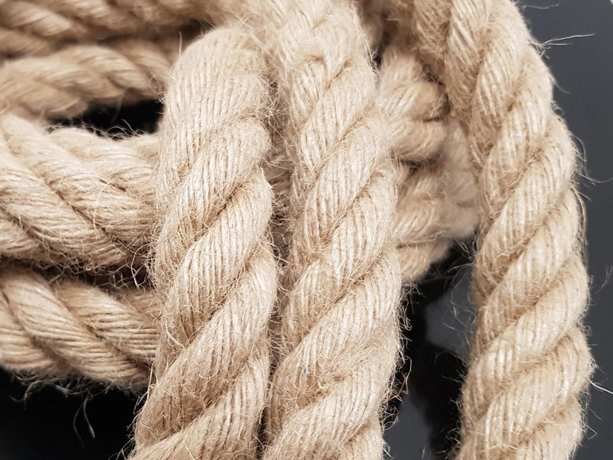 LED-Hängeleuchte Pendelleuchte – 3x E27 Fassung in Jute-Optik (1,5m)