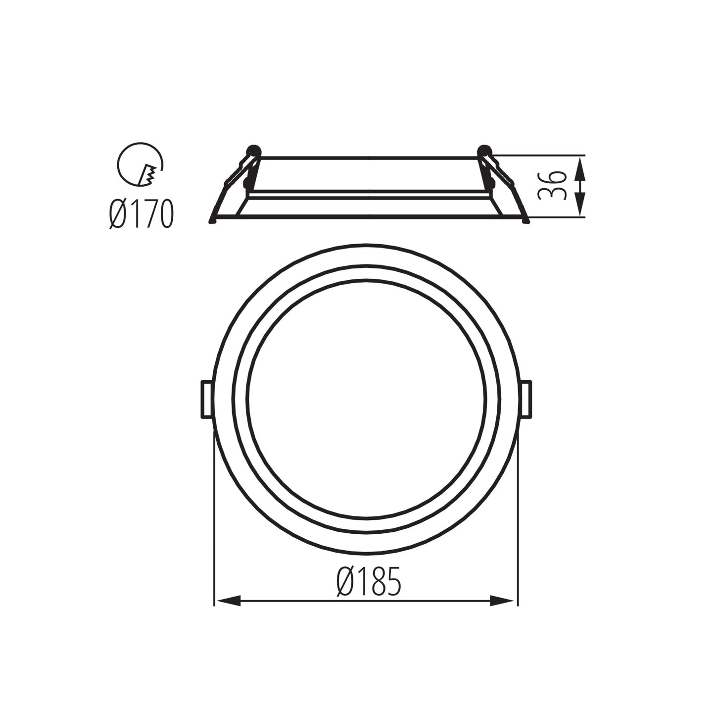 LED Einbaustrahler 15-29 Watt optional mit LED Transformator