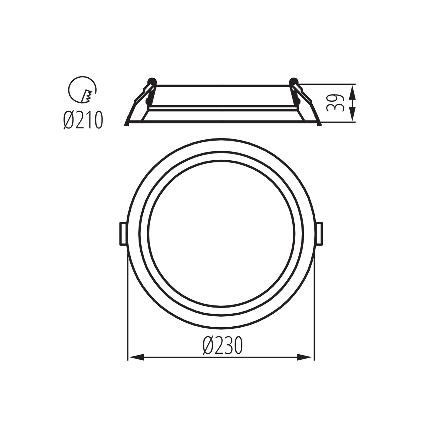 LED Einbaustrahler 15-29 Watt optional mit LED Transformator