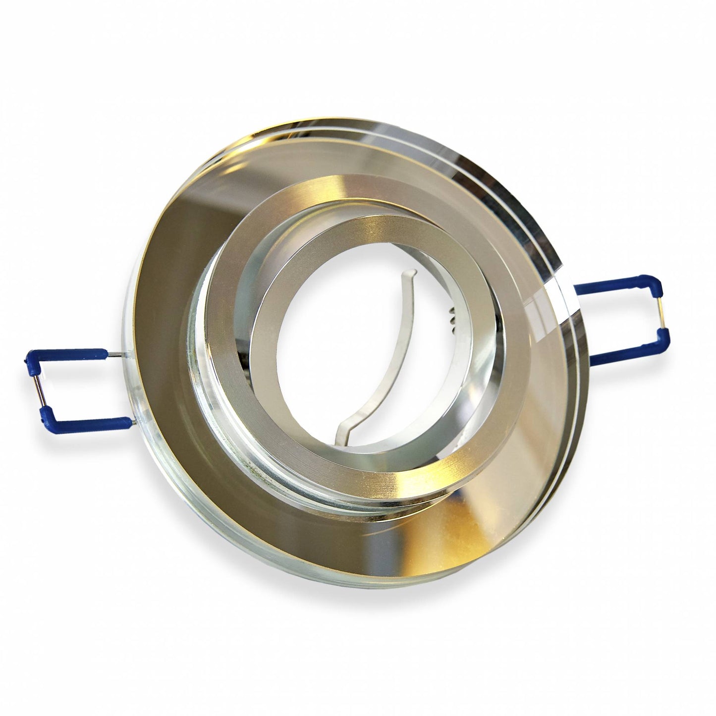 Einbaurahmen GU10 Glas schwenkbar rund eckig Gehäuse 75mm Einbaustrahler