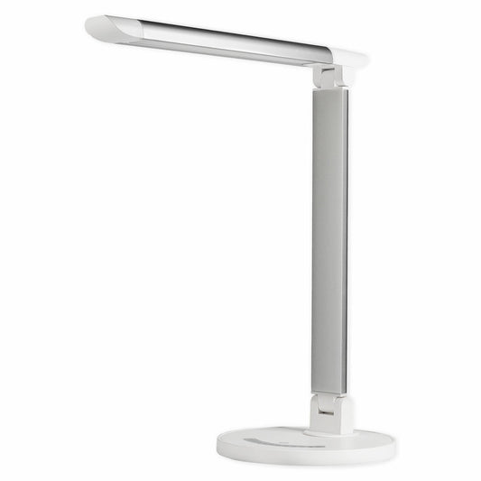 LED Tischleuchte weiß dimmbar mit USB Schreibtischlampe Büroleuchte 3Lichtfarben