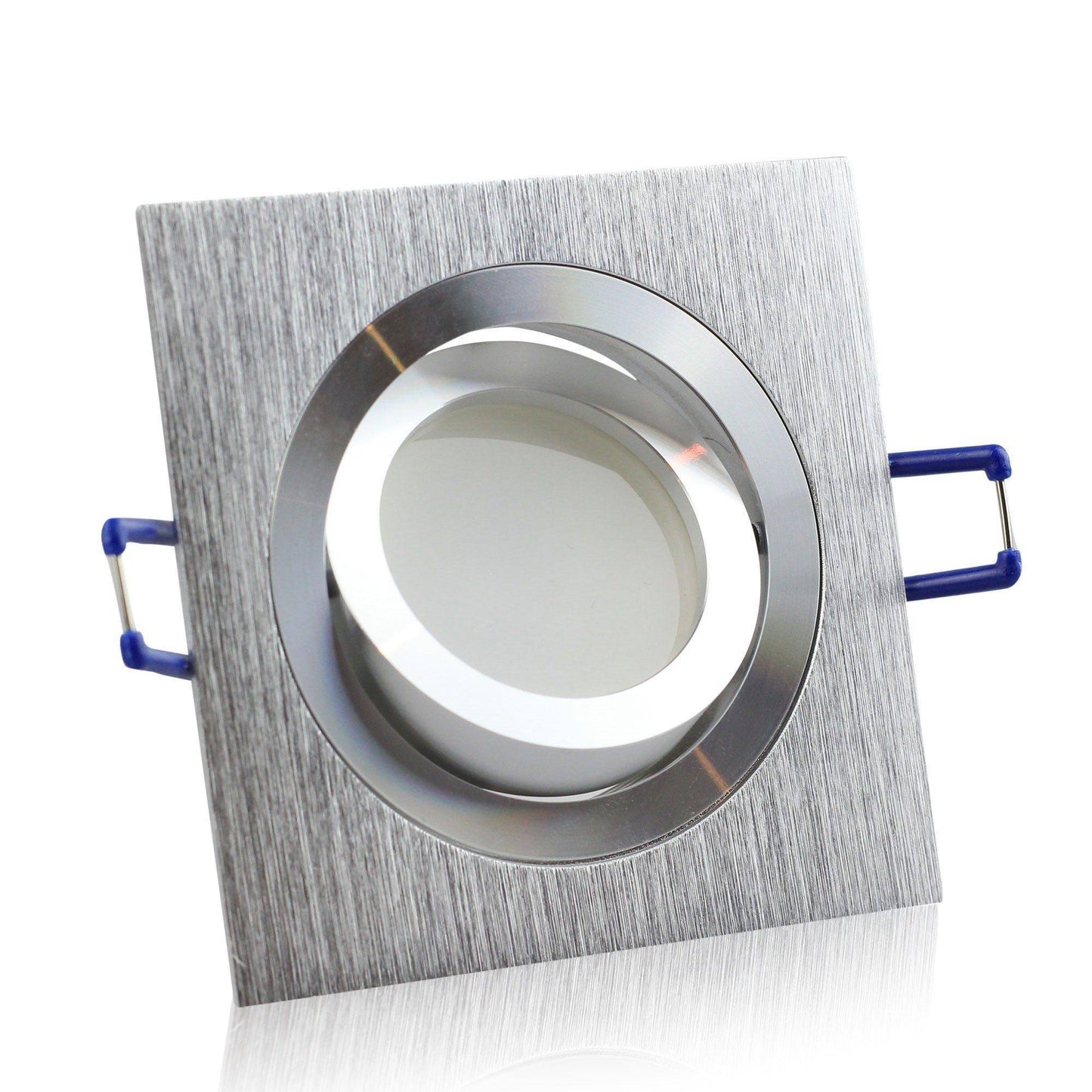 LED Einbaustrahler GU10 1-9 Watt rund eckig 230 Volt Spot Deckenstrahler 80mm
