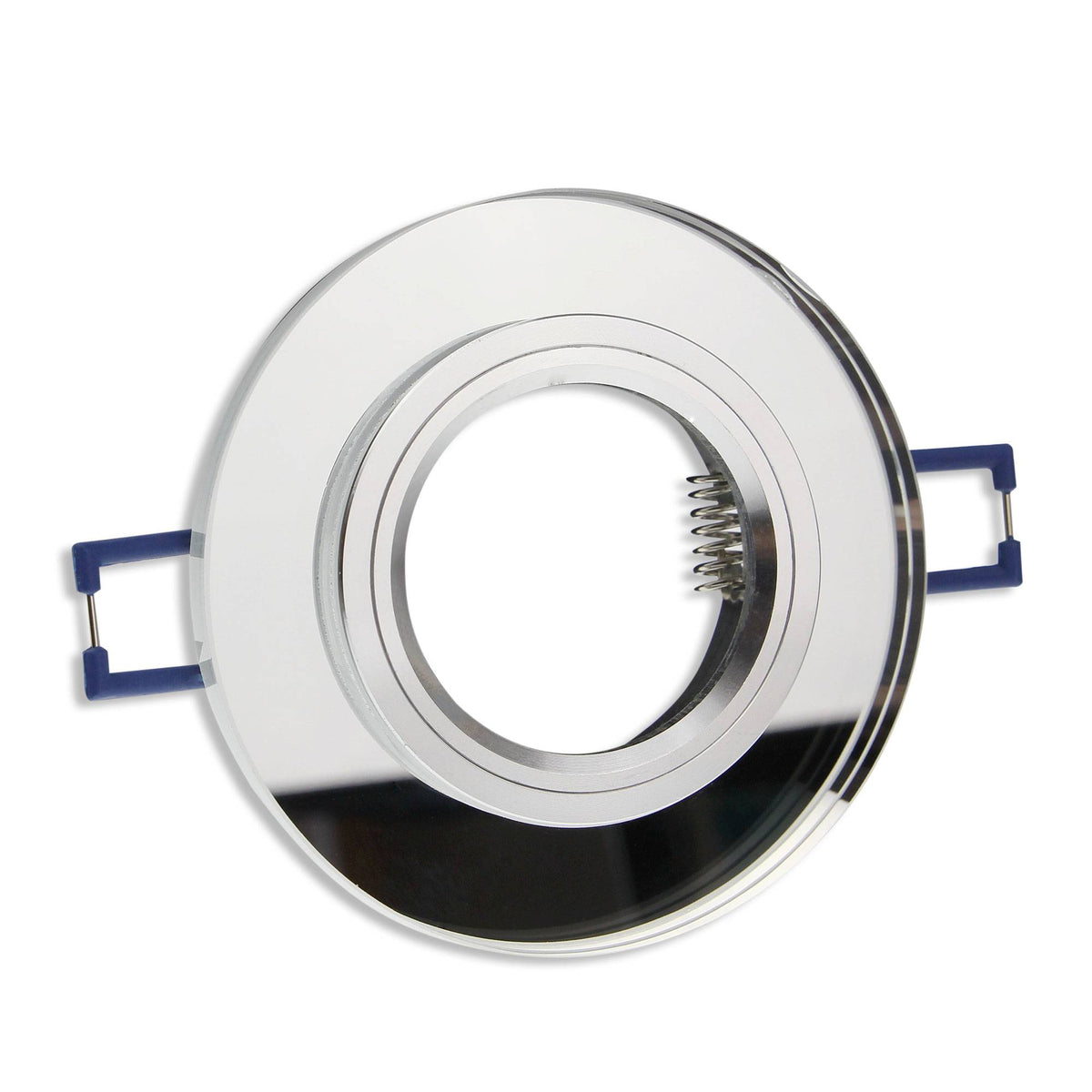 Einbaurahmen GU10 Glas rund eckig 60-70mm Gehäuse Einbaustrahler Spot LED