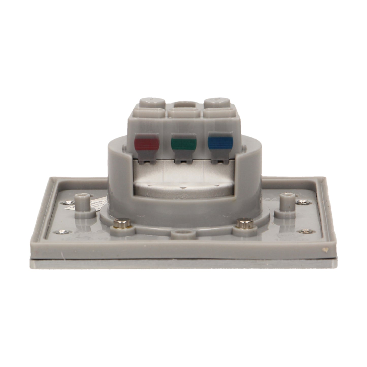 Steckdose für Unterputzmontage IP44 Edelstahl Schuko mit Klapp-Deckel