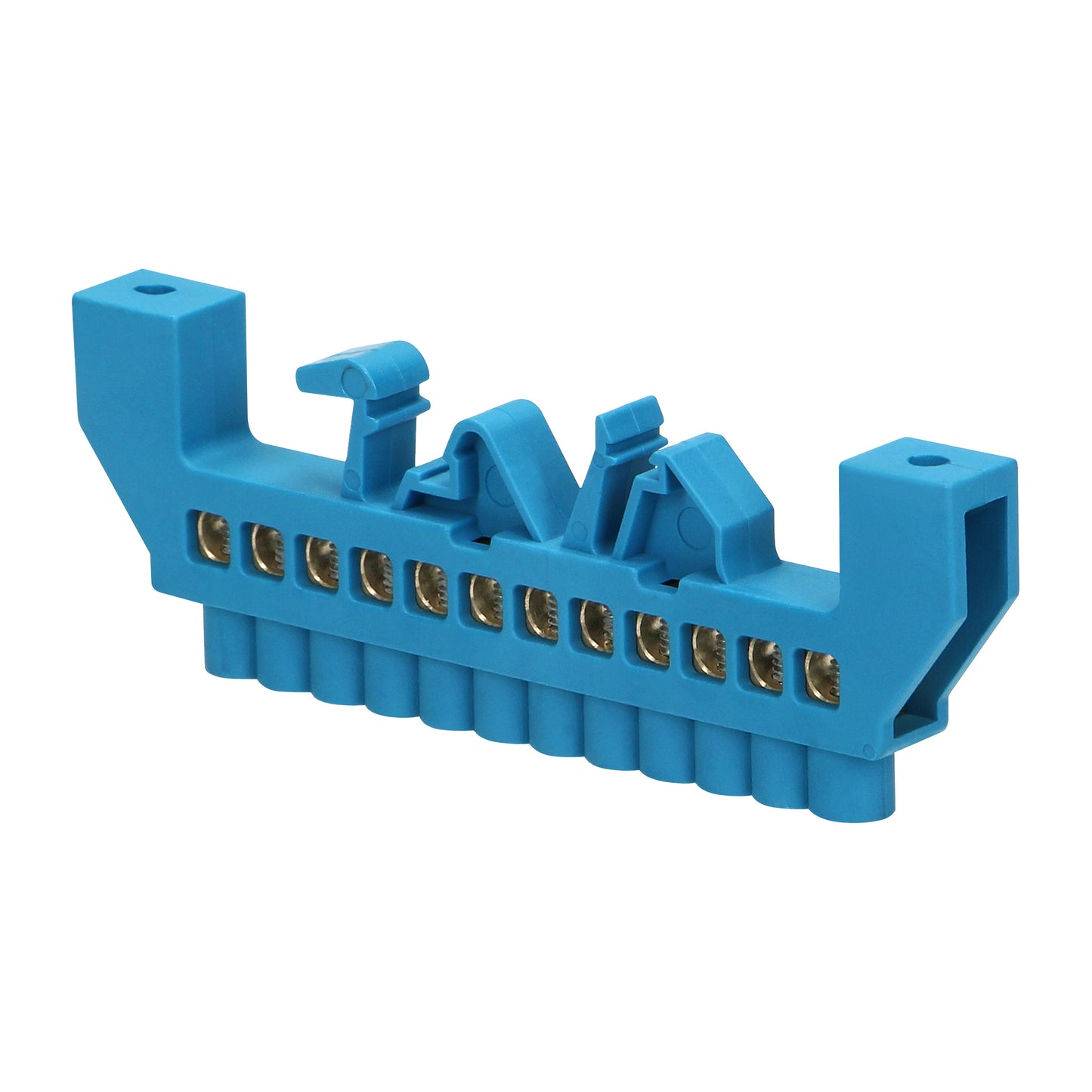 3 Isolierte N-Klemmleisten blau grün 8-12 Leiter für Neutralleitung DIN-Schiene