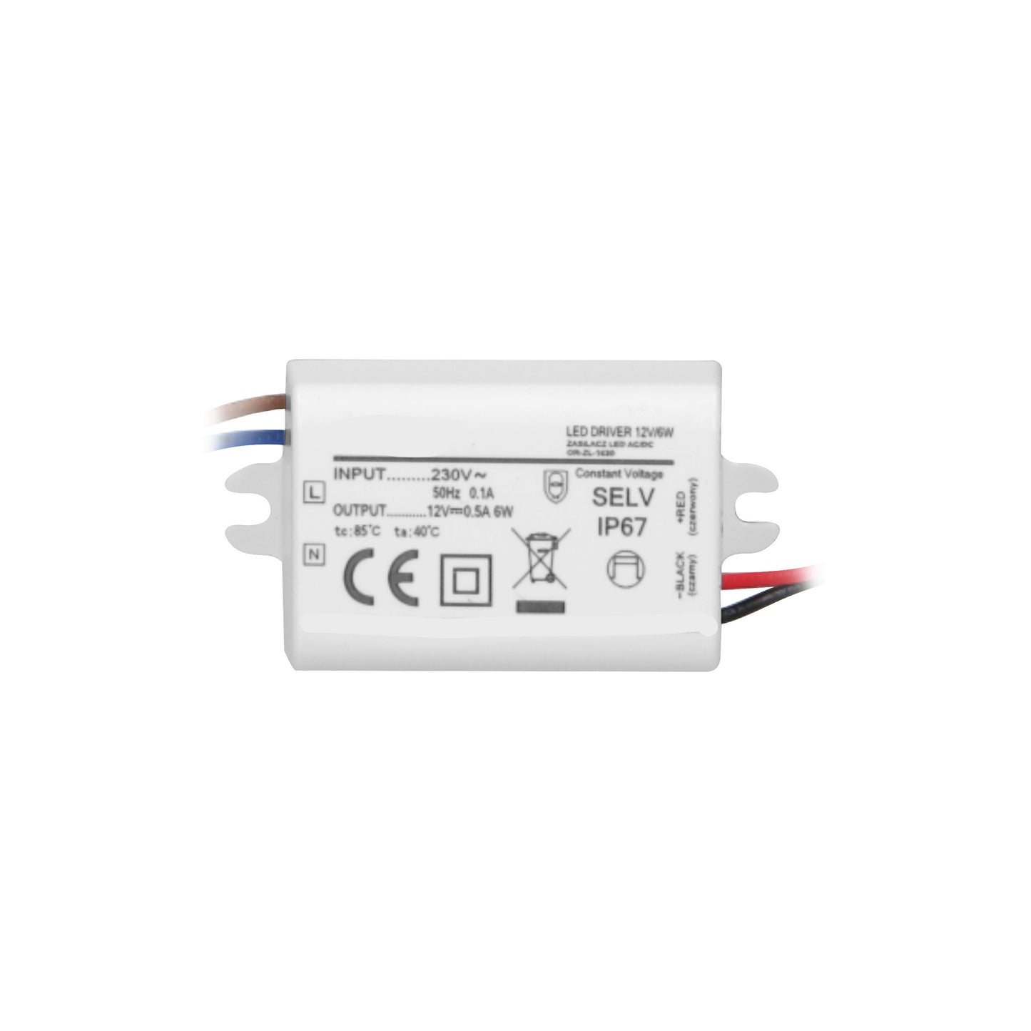 LED Mini Trafo Netzteil 12V IP67 für feuchte Räume LED-Beleuchtungssysteme