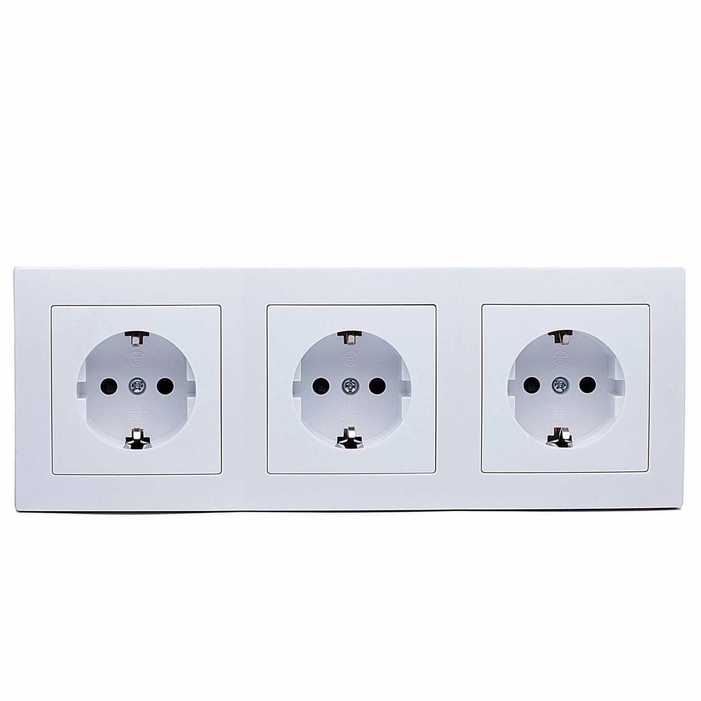 Steckdose Küche Büro 3-fach Kunststoff weiß Steckdose Tischsteckdose
