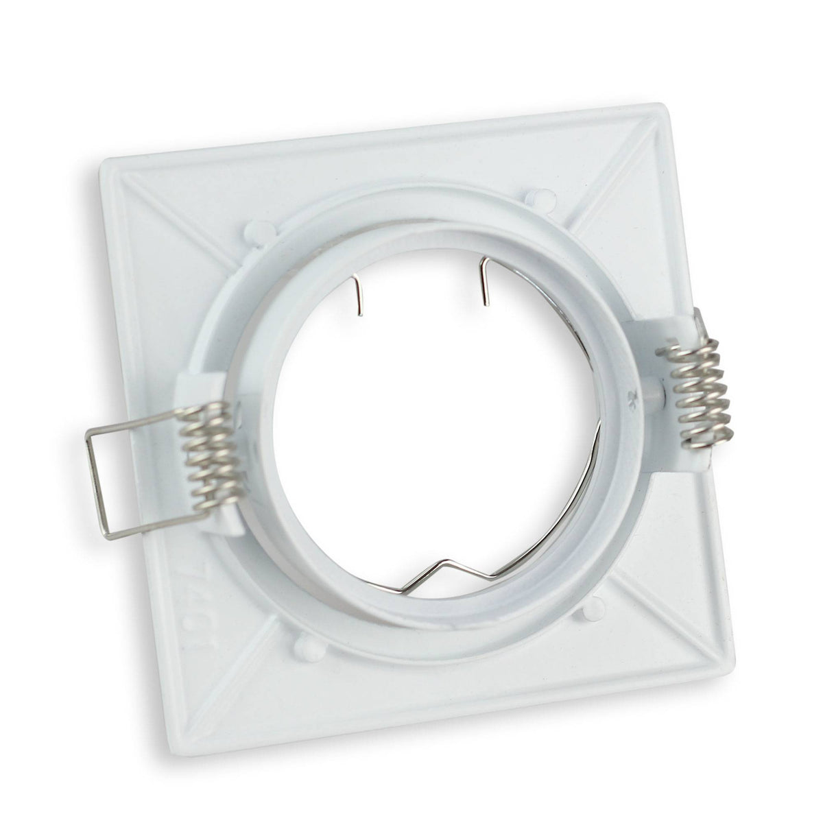 LED Einbaustrahler MR16 12V 5-7 Watt eckig Einbauspot 75mm Bohrloch