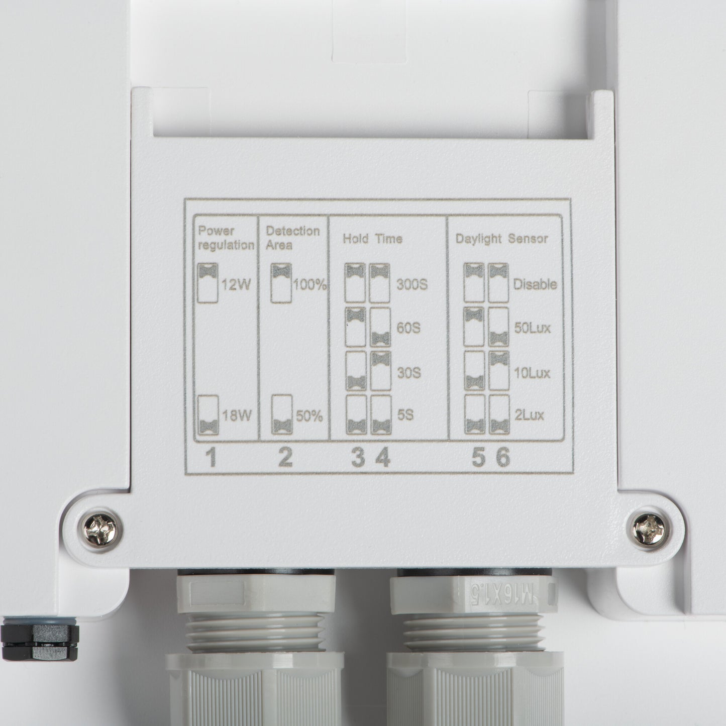 LED- Deckenleuchte mit oder ohne Bewegungssensor IP65 12/18 Watt oder 24/30 Watt