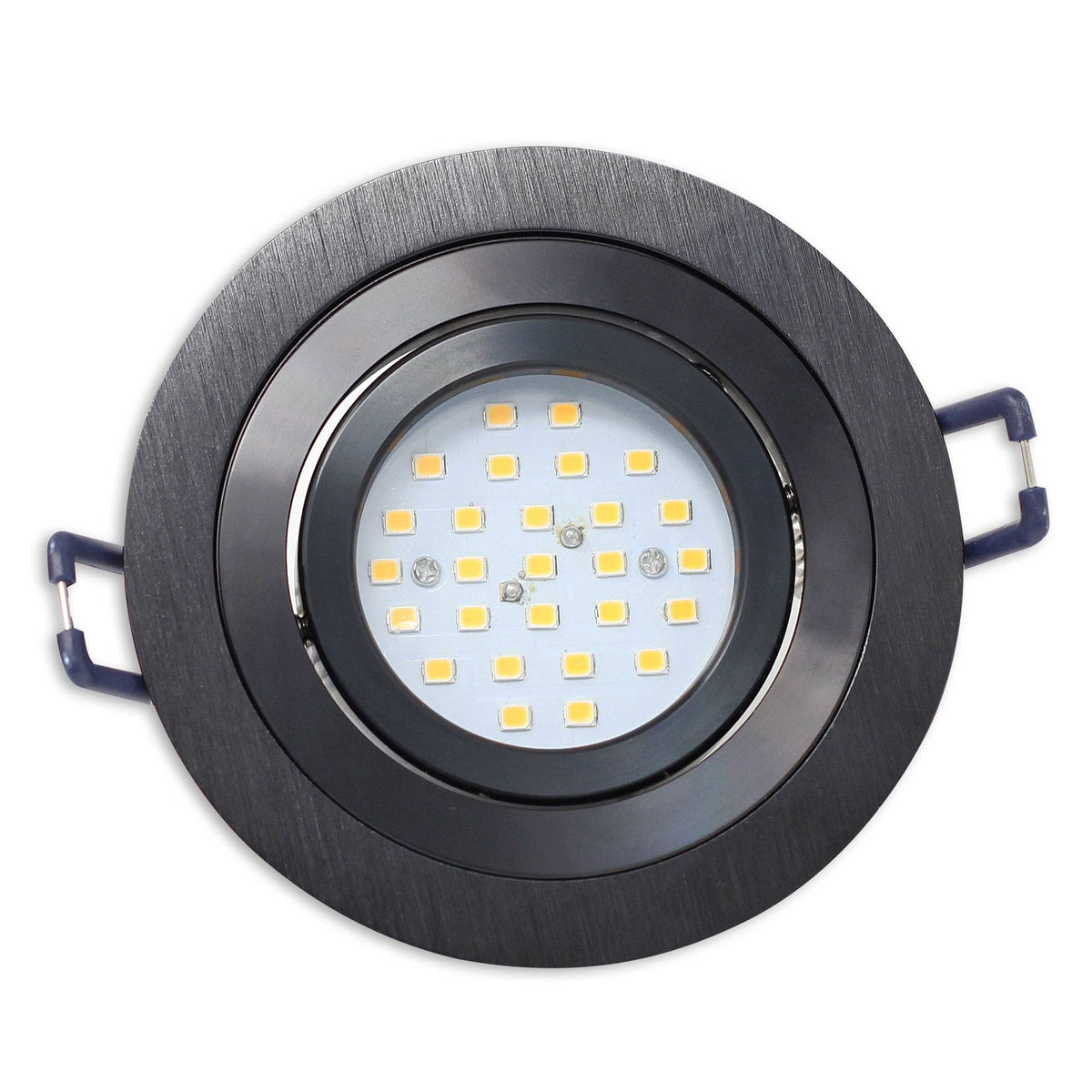 Einbaurahmen GU10 MR16 rund Gehäuse Einbauleuchte Ø75-85mm Bohrloch Spot LED