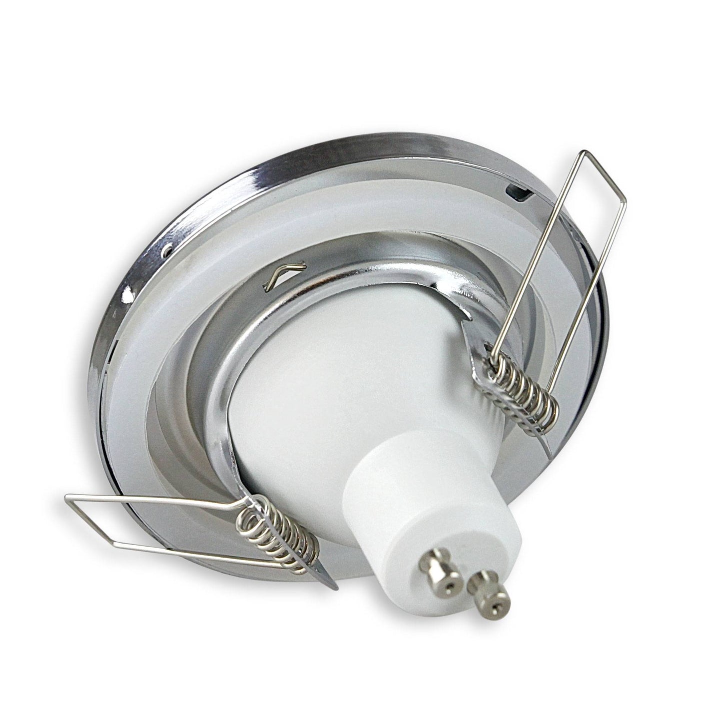 LED Einbaustrahler 230V GU10 Bad Badezimmer 5 Watt super flach rund IP44