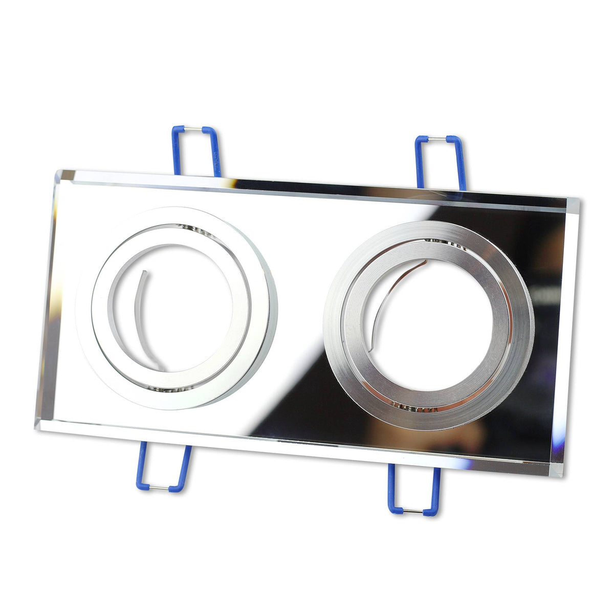LED Einbaustrahler 3W 5W 6,5W Glas dimmbar schwenkbar 230V 2-fach Einbauspot
