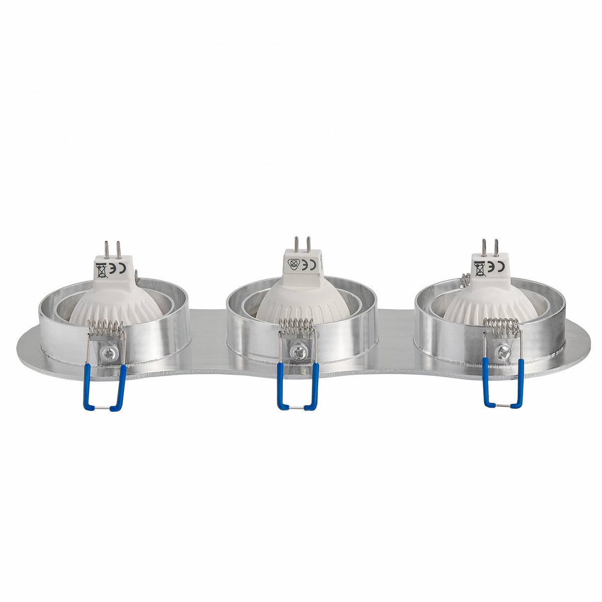 LED Einbaustrahler MR16 flach rund schwenkbar 1-3 flammig Einbauleuchte