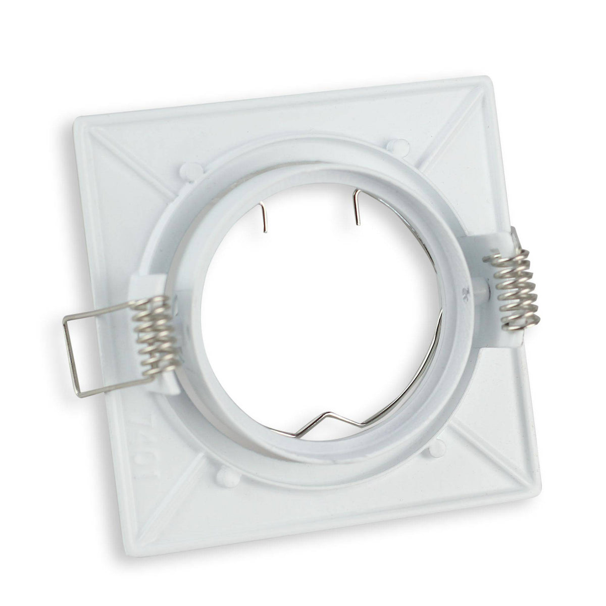 LED Einbaustrahler MR16 12V 5-7 Watt eckig Einbauspot 75mm Bohrloch