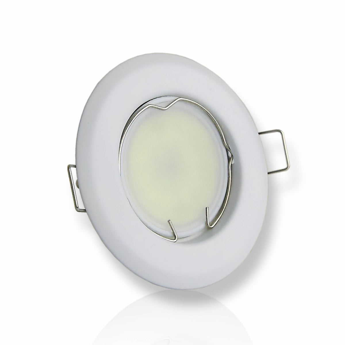 Einbaurahmen GU10 MR16 rund 55-60mm Gehäuse Einbauleuchte Einbauspot LED Halogen