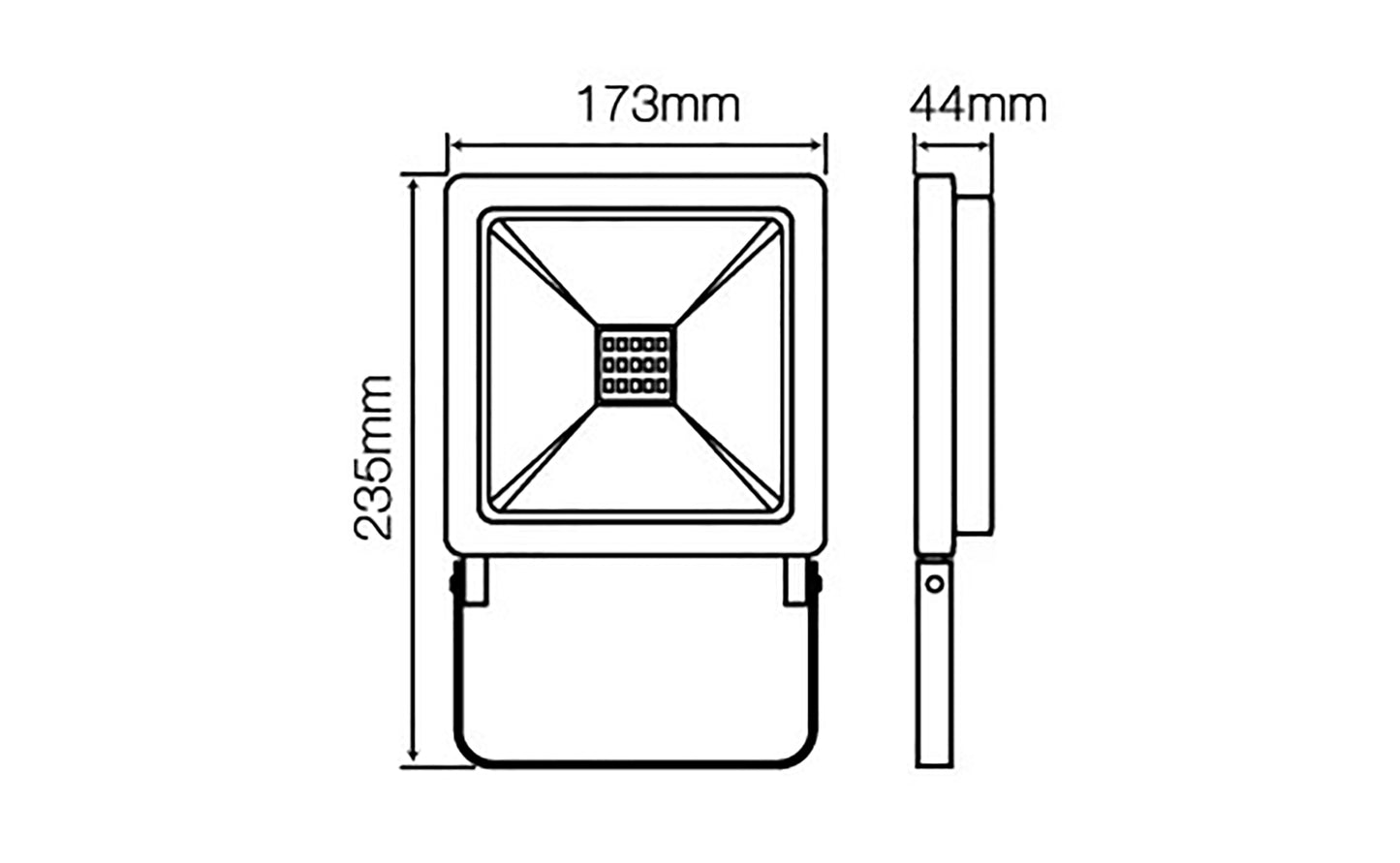 LED Flutlicht 50W RGB – Robuster Außenstrahler mit Farbwechsel und 25.000h Lebensdauer