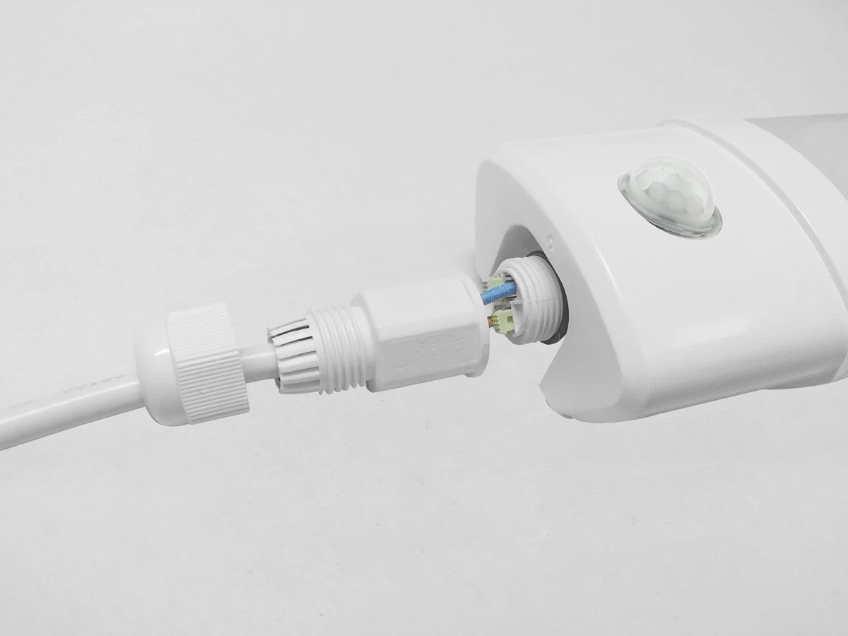 LED Feuchtraumleuchte 40W - Neutralweiß - 125cm, 4800lm, IP65 mit Bewegungsmelder